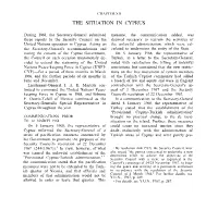 [ 1968 ] Part 1 Sec 1 Chapter 12 the Situation in Cyprus