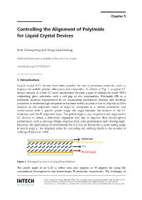Controlling the Alignment of Polyimide for Liquid Crystal Devices