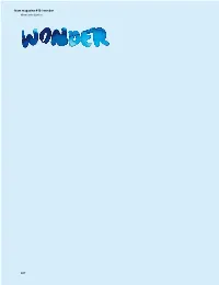 Foam Magazine #19 / Wonder Theme Introduction