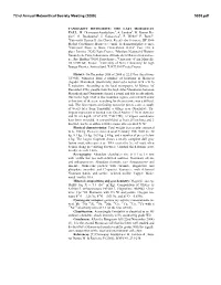 TAMDAKHT METEORITE: the LAST MOROCCAN FALL. H. Chennaoui-Aoudjehane1, A