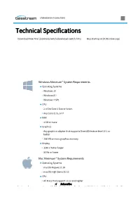 Telestream Switch Techspecs