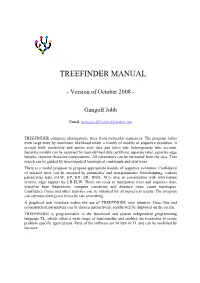 Treefinder Manual