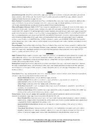 Bakery Ingredient List May 2021