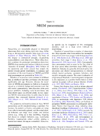 Chapter 52 NREM Parasomnias