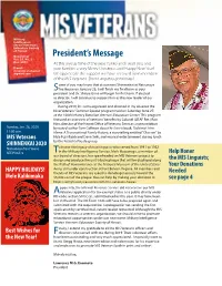 President's Message