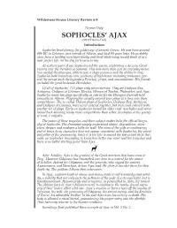 SOPHOCLES' AJAX, a Translation by Dennis Daly