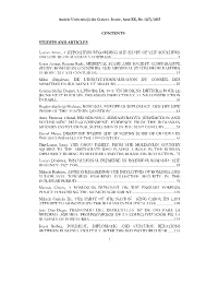 3 CONTENTS STUDIES and ARTICLES Lucian Amon, a HYPOTHESIS REGARDING THE
