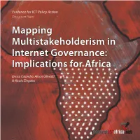 Mapping Multistakeholderism in Internet Governance-FINAL