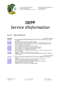 EPPO Reporting Service