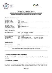 Page 1 of 12 MINUTES of a MEETING of the CREWE MULTI