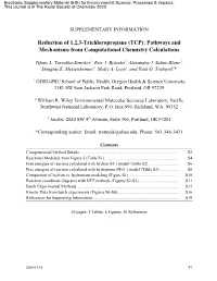 Pathways and Mechanisms from Computational Chemistry Calculations