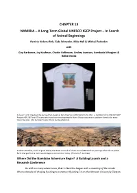 Chapter 13 Namibia