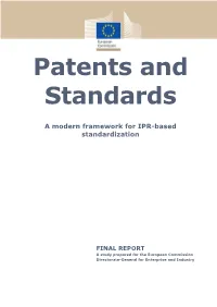 Patents and Standards