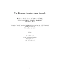 Primes and Riemann Hypothesis