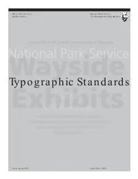Typographic Standards