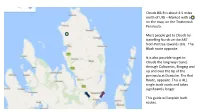 Clouds B& B Is About 4.5 Miles North of UIG – Marked with a on the Map