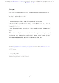 Dual Value System and Its Assessment Scheme for Understanding and Valuing Ecosystem Services