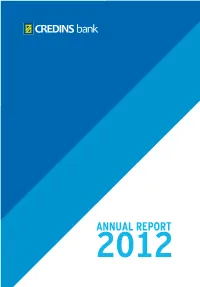 Annual Report 2012 Table of Content