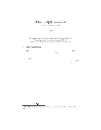 E-Tex.Web Deﬁning the Ε-TEX Program