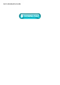 How to Download Iso in Tails How to Create an Anonymous Bootable Tails USB