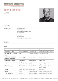 John Standing Actor