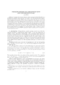Primality Proving Via One Round in Ecpp and One Iteration in Aks∗