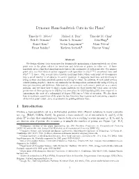 Dynamic Ham-Sandwich Cuts in the Plane∗