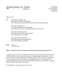 Open Records Portal Feasibility Study