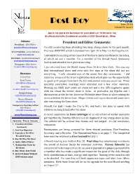 Post Boy June 2016 Volume 49, Issue 6