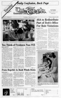 Ally Confusion, Back Page
