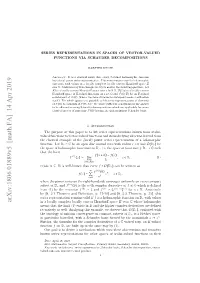 Arxiv:1806.01889V5 [Math.FA]