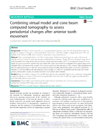 Combining Virtual Model and Cone Beam Computed Tomography To