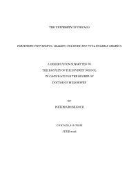 The University of Chicago Persistent Providence