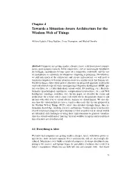 Towards a Situation-Aware Architecture for the Wisdom Web of Things