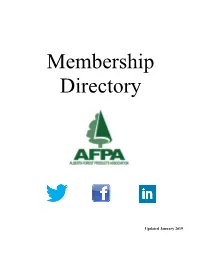 2019 Membership Directory
