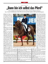 „Dann Bin Ich Selbst Das Pferd“