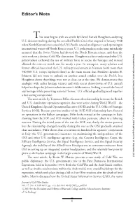 Editor's Note