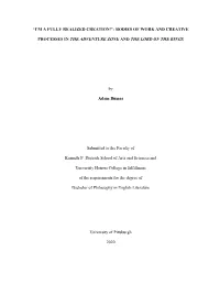 “I'm a Fully Realized Creation!”: Bodies of Work and Creative