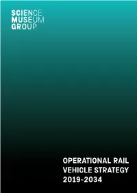 Operational Rail Vehicle Strategy 2019-2034 Operational Rail Vehicle Strategy 2019-2034