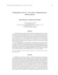Stratigraphy of the 8.5 – 9.0 Ka BP Citlaltépetl Pumice Fallout Sequence