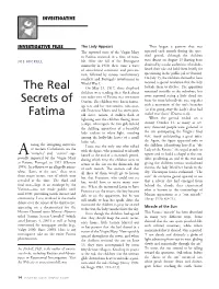 The Real Secrets of Fatima