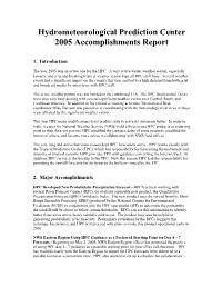 2005 Accomplishments Report