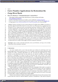 Curve Number Applications for Restoration the Zarqa River Basin