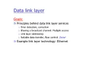 Data Link Layer