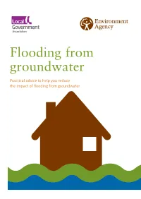 Flooding from Groundwater