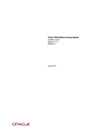 Merchandising System Installation Guide Release 13.2.4 E28082-03