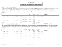 Nj Transit Fy2020 Obligation (Year-End) Report