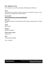 Point‐Biserial Correlation: Interval Estimation, Hypothesis Testing, Meta