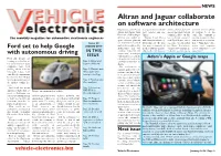 Altran and Jaguar Collaborate on Software Architecture