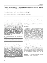 Complete Surgical Resection of High-Grade Astroblastoma with Long Time Survival: Case Report and Review of the Literature